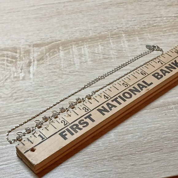 Icing Silver Tone Ivy Choker Necklace Jewelry #92 - Picture 2 of 7